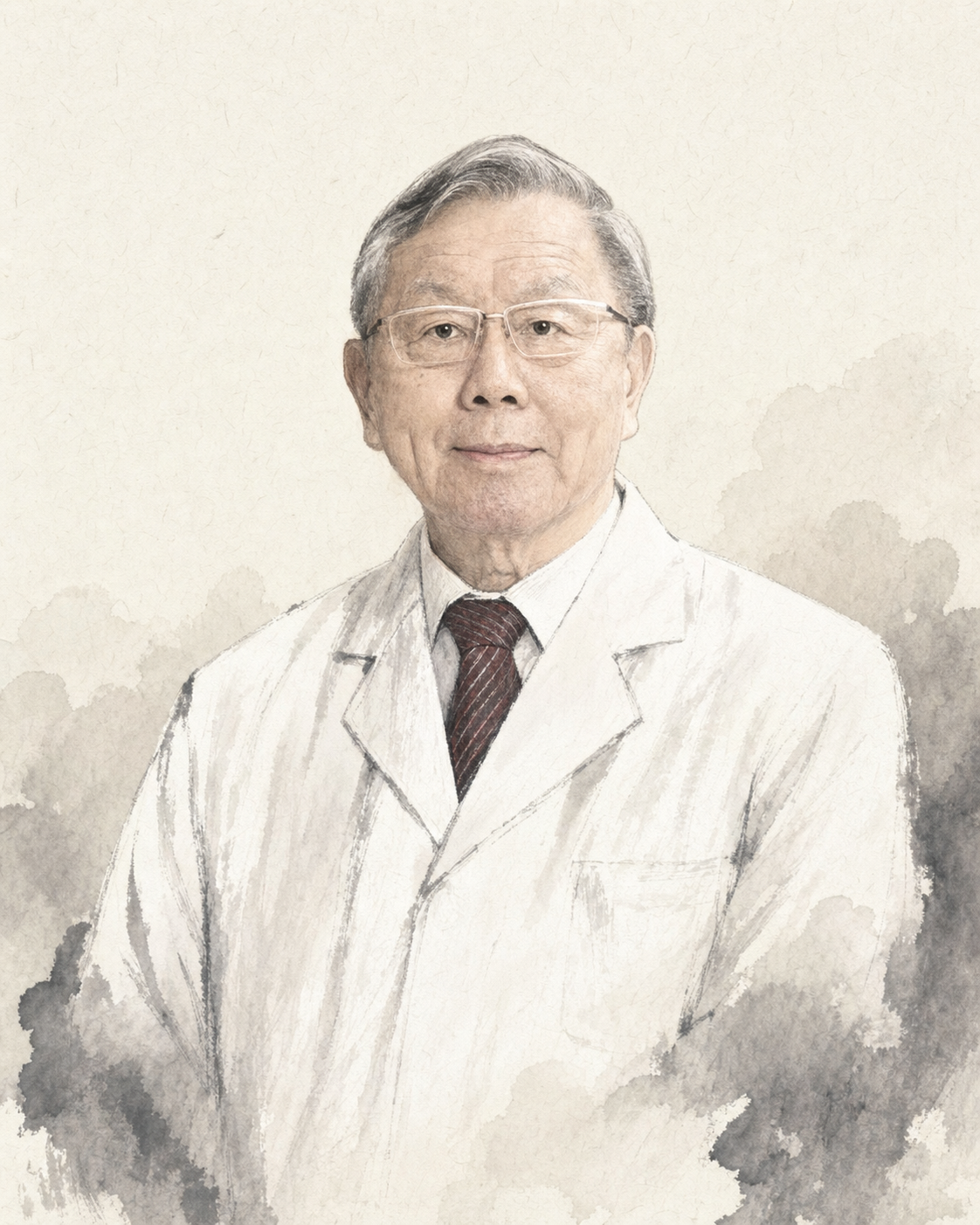 施杞水墨肖像